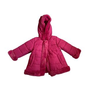 Little Me Fuchsia Fleece Jacket